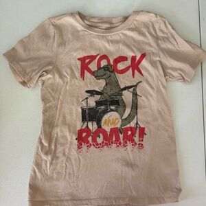 Epic Threads Kids Tan 'Rock and Roar' Dinosaur Tee